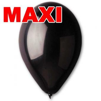 Шары Gemar MAXI черные 10″ (26см) 500шт.