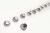 №689 Стразы на пружинке для волос 12шт