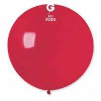 Латексные шарики Gemar, G30 без полос Красные 05/31" (80 см)