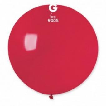 Латексные шарики Gemar, G30 без полос Красные 05/31" (80 см)