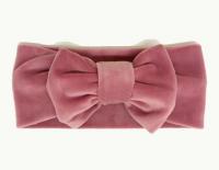 №8080 Повязка спорт-велюр бант тем.перс.21х9см