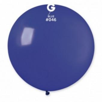 Латексные шарики Gemar, G30 без полос Темно-синие 46/31" (80 см)