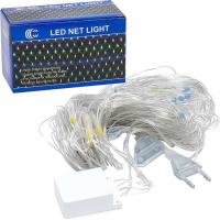 Гирлянда электрическая сетка 1,5*1,5 метра 96L цветная LED D-1