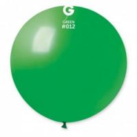 Латексные шарики Gemar, G30 без полос Зеленые 12/31" (80 см)