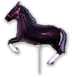 Мини фигура Лошадь черная 11"/29 см x 16"/41 см 902625 FLEXMETAL