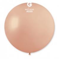 Латексные шарики Gemar, G30 без полос Туманно розовый 99/31" (80 см)