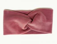 №9834 Повязка спорт-велюр персик 19х9см