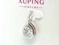 №9897 Кулон XuPing срібло 1.9см