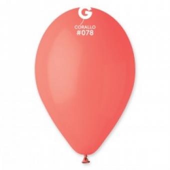 Латексные шарики Gemar, Пастель G110-078/12" Коралловый