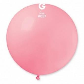 Латексные шарики Gemar, G30 без полос Pink  57/31" (80 см)