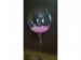Шарик Bubble прозрачный 18"(40см) синяя пачка Bobo (растянутые)