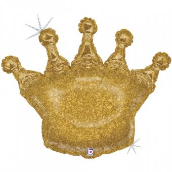 Шар фольгированный Корона золота голография, 36 " Грабо УП (35564)