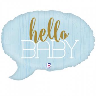 Шар фольгированный Облако Hello Baby Мальчик, 24" Грабо УП (35691)