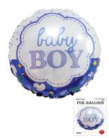 Круг в упаковке Baby Boy голубой 45х45см. Китай F4035