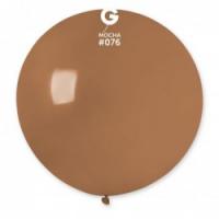 Латексные шарики Gemar, G30 без полос Капучино (мокко) 76/31" (80 см)