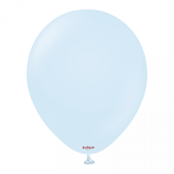 Кулька Kalisan Макарун Дитячий блакитний 043 , Macaron Baby Blue18" (48см)