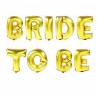 Надпись BRIDE TO BE 16"(40см) золото