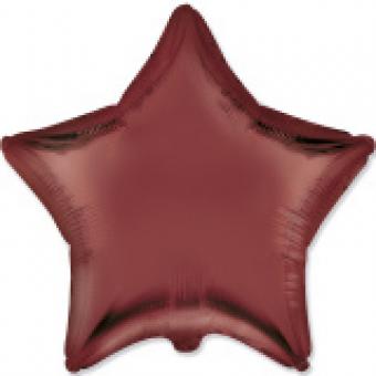 Фольгированная Звезда 18" б/м Коричневый Ройбуш Flexmetal 301500RO