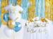 Фольгированный шар Бодик hello baby 51х45см. Party deco(Пати деко)