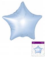 Звезда в упаковке 18"(45х45см) Satin металик голубой FLEXMETAL