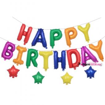 Happy birthday 13 шт., микс(новые)(40 см.)