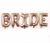 Надпись BRIDE 32" (80 см) розовое золото