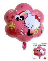 Шарик цветок в упаковке Hello Kitty 48х48см