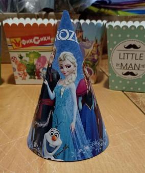 Колпак праздничный Фрозен(Frozen) упаковка 10 шт