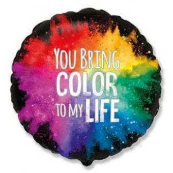 Круг You bring color to my life 18"(45см.) FLEXMETAL 401599