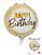 Коло Happy birthday золотисте 45х45см