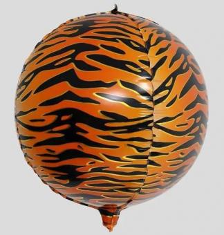 Кулька фольгована куб(сфера) тигр 22"(55см)