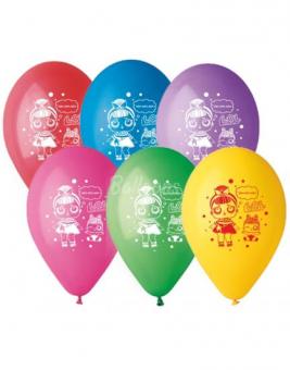 Шарики  куклы лол (микс) 12"(30см)