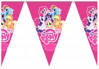 Бумажная гирлянда треугольник My little pony
