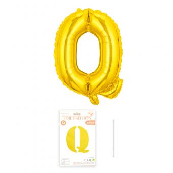 Шарик буква "Q" золото 32" 80 см (УП)