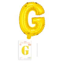 Шарик буква "G" золото 32" 80 см (УП)