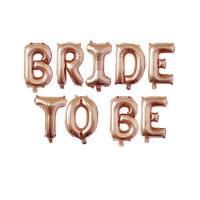 Надпись BRIDE TO BE 16"(40см) розовое золото