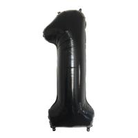 Цифра 1 средняя 32" (80 см) черная УП