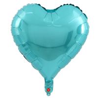 Сердце 18 дюймов(45х45см) бирюза Китай