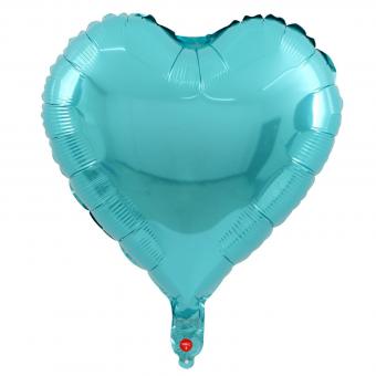Сердце 18 дюймов(45х45см) бирюза Китай