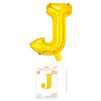 Шарик буква "J" золото 32" 80 см (УП)