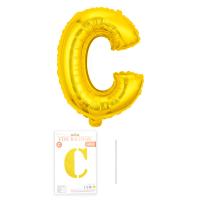 Шарик буква "C" золото 32" 80 см (УП)