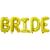 Фольгированная надпись BRIDE 40" (100 см) золото