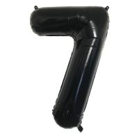 Цифра 7 средняя 32" (80 см) черная УП