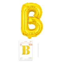 Шарик буква "B" золото 32" 80 см (УП)