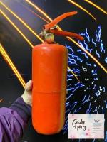 Баллон(огнетушитель) для определения пола ребенка Голубой цвет Мальчик + калейка 3кг.