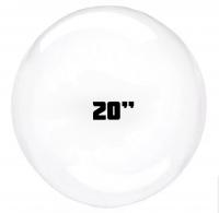 Шарик Bubble прозрачный 20" (50см.) (Bobo) красная пачка