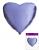 Сердце в упаковке 18"(45х45см) сиреневое FLEXMETAL