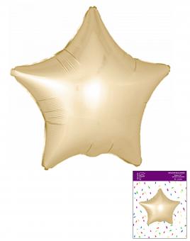 Звезда в упаковке 18"(45х45см) Satin золотая металик FLEXMETAL