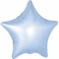 Звезда  SATIN 18 дюймов(45х45см) голубая металик FLEXMETAL
