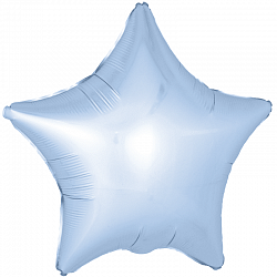 Звезда  SATIN 18 дюймов(45х45см) голубая металик FLEXMETAL